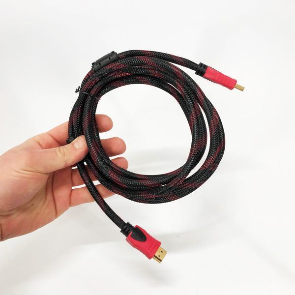 Кабель Hdmi/Hdmi посилений в обмотці 3 м 00017297 фото