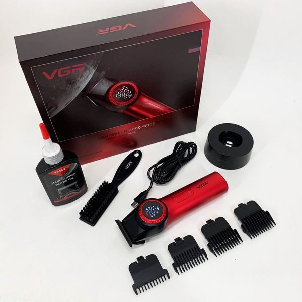 Триммер VGR V-977 RED, регулировка мощности 6000 - 8000 RPM 00015237 фото