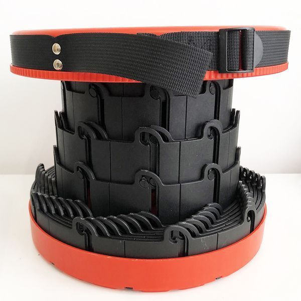 Розкладний стілець, складаний табурет Retractable Stool. Колір червоний 00013273 фото