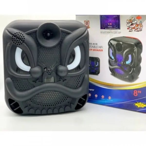 Беспроводная аккумуляторная колонка с RGB подсветкой RX-8130A 00018185 фото