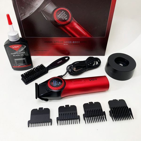 Триммер VGR V-977 RED, регулировка мощности 6000 - 8000 RPM 00015237 фото
