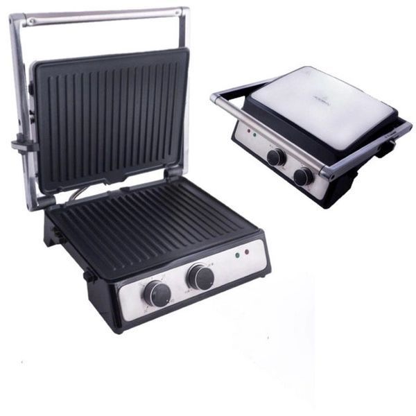 Контактний притискний електричний гриль Crownberg CB-1044 2000W 00019804 фото