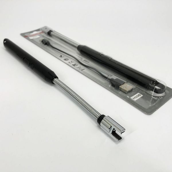 Зажигалка электрическая BBQ Lighter импульсная плазменная ветрозащитная USB зажигалка для газовой плиты 00023407 фото