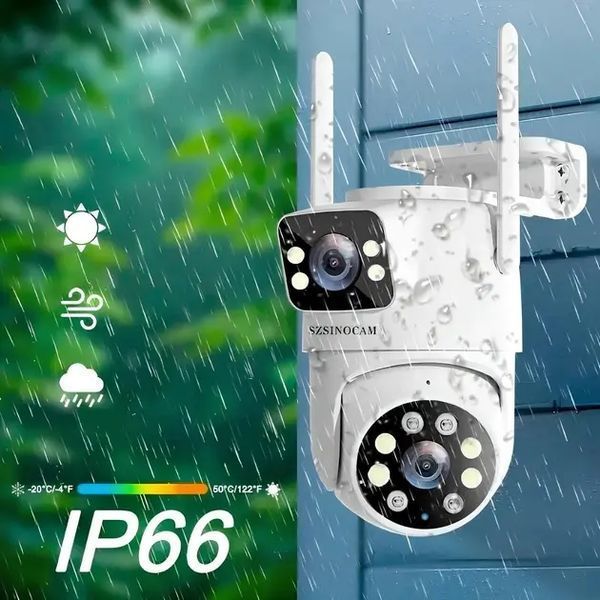 Бездротова поворотна WiFi камера SZSINOCAM TY-Q2 O-KAM Pro / Зовнішня камера відеоспостереження 00018241 фото