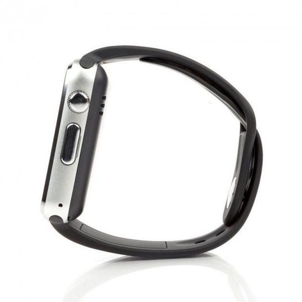 Смарт-часы Smart Watch A1 умные электронные со слотом под sim-карту + карту памяти micro-sd. Цвет: серебряный 00022419 фото