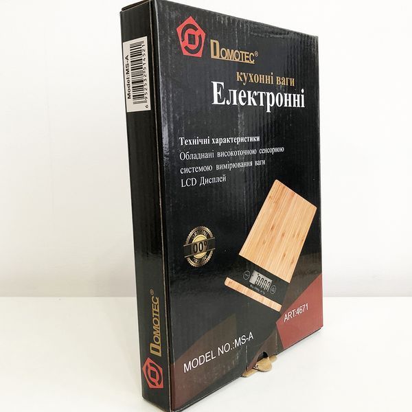 Весы кухонные MATARIX MX-406 5кг Wood, Кухонные весы для приготовления блюд, Весы для домашней кухни 00018634 фото