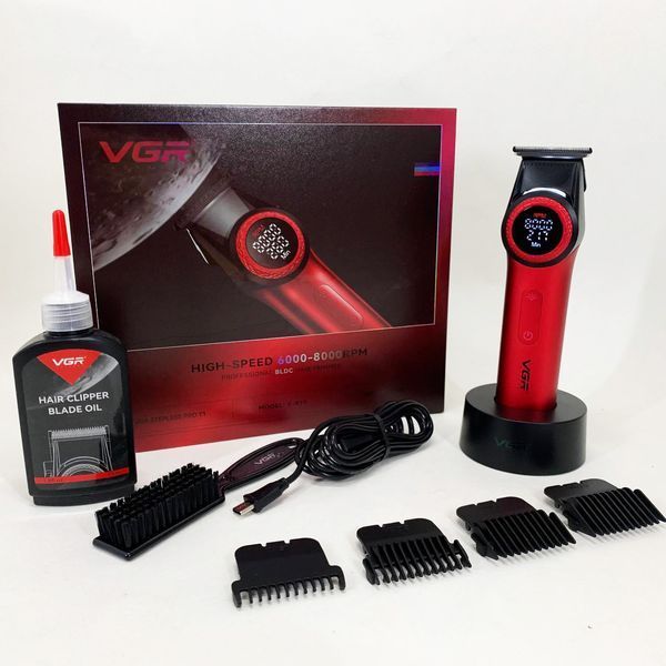 Триммер VGR V-977 RED, регулировка мощности 6000 - 8000 RPM 00015237 фото
