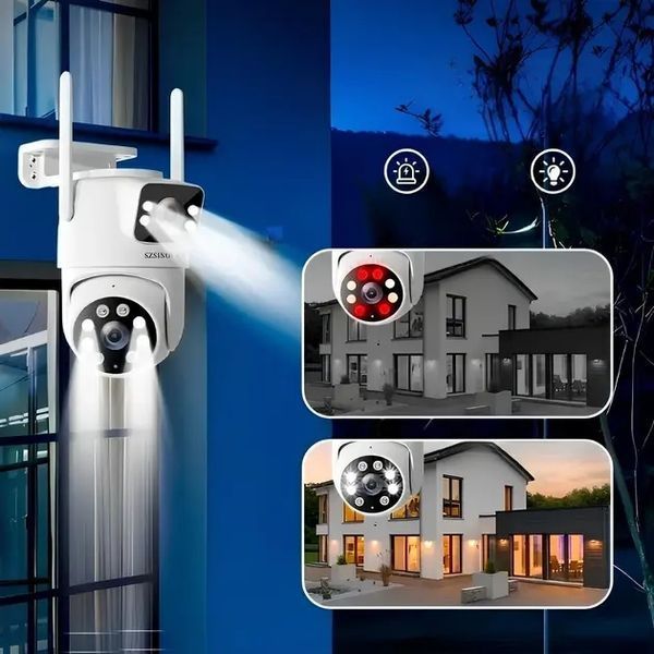 Бездротова поворотна WiFi камера SZSINOCAM TY-Q2 O-KAM Pro / Зовнішня камера відеоспостереження 00018241 фото