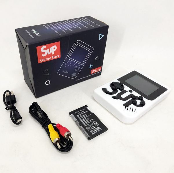 Игровая приставка консоль Sup Game Box 500 игр, Ретро приставка денди, Тетрис приставка. Цвет: белый 00015821 фото