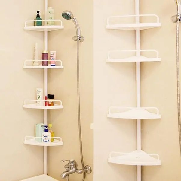 Кутова полиця для ванної кімнати Multi Corner Shelf, металева 00013847 фото