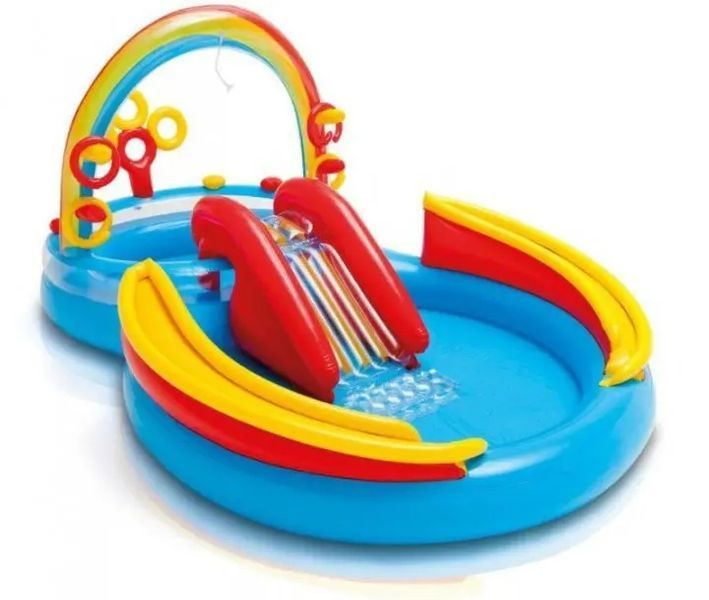 Надувной Игровой центр бассейн Intex 57453 Радуга 297 х 193 х 135см, 428л 00013965 фото