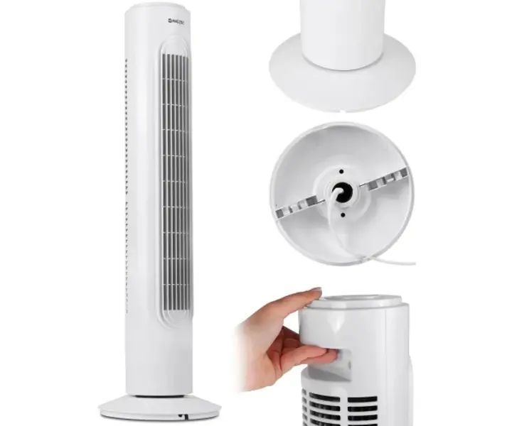 Вентилятор колонний підлоговий DOMOTEC MS-1627 45Вт Білий 00018589 фото