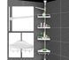 Кутова полиця для ванної кімнати Multi Corner Shelf, металева 00013847 фото 4