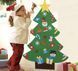 Дитяча ялинка з іграшками з фетру на стіну 95 х 70см chrismas free 00024929 фото 3