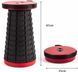 Розкладний стілець, складаний табурет Retractable Stool. Колір червоний 00013273 фото 2