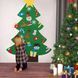 Дитяча ялинка з іграшками з фетру на стіну 95 х 70см chrismas free 00024929 фото 2