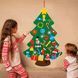 Дитяча ялинка з іграшками з фетру на стіну 95 х 70см chrismas free 00024929 фото 1