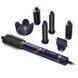 Фен-стайлер для волос 7в1 VGR V-477 DARK Blue Professional 1400 Вт 7 насадок 00014869 фото 17