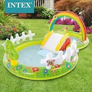 Дитячий надувний ігровий центр Intex 57154 Мій сад 290х180х104 см 00013154 фото