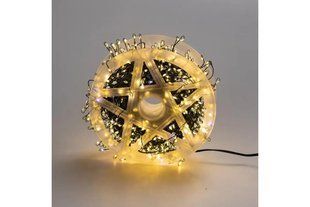Гирлянда Роса на катушке фейерверк - мишура от USB, 20м, 600LED + пульт теплый 00024814 фото