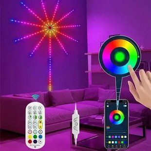 Светодиодная RGB лента Фейерверк с пультом и Bluetooth от USB, 5V 213 LED 00024889 фото