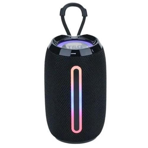 Портативна Bluetooth-колонка TG653 USB з ремінцем, акумуляторна колонка для музики. Колір: чорний 00017231 фото