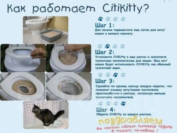 Набор для приучения кошки к унитазу CitiKitty 00021937 фото