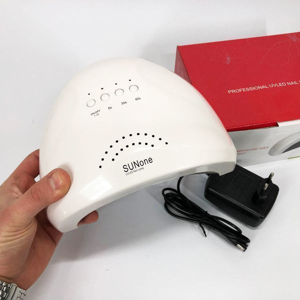Сушилка для ногтей Sun one nail lamp FD77-1 Лампа для маникюра гель лаком Светодиодная сушилка для ногтей 00014454 фото