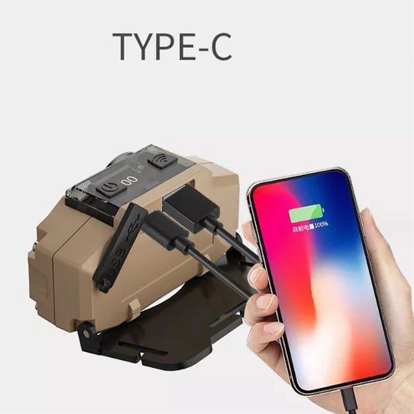 Ліхтар налобний CH-8825-3P35+COB(white+yellow)+RGB, Ліхтар на голову діодний, Ліхтар акумуляторний 00023067 фото