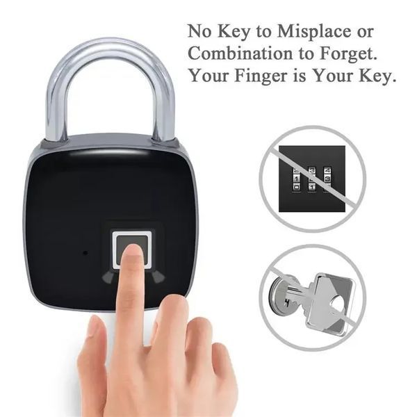 Замок зі сканером відбитка пальця Finger lock P3 00017975 фото