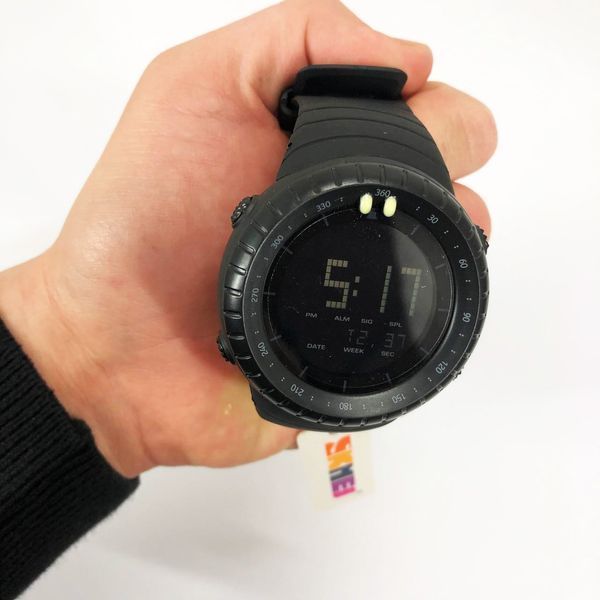 Часы наручные мужские SKMEI 1992BK BLACK, мужские армейские водостойкие тактические часы. Цвет: черный 00022064 фото