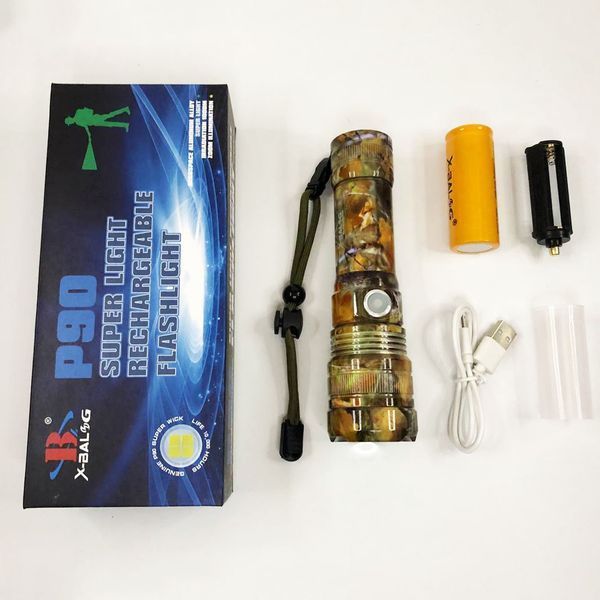 Фонарик ручной тактический Bailong BL-P512M-P90, Тактичный фонарь, Сильный фонарик, Лед фонарь ручной 00022850 фото