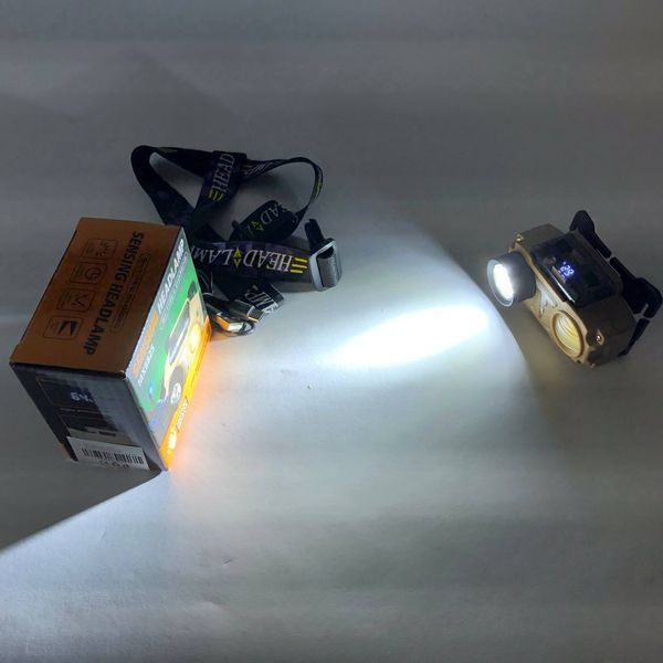 Ліхтар налобний CH-8825-3P35+COB(white+yellow)+RGB, Ліхтар на голову діодний, Ліхтар акумуляторний 00023067 фото