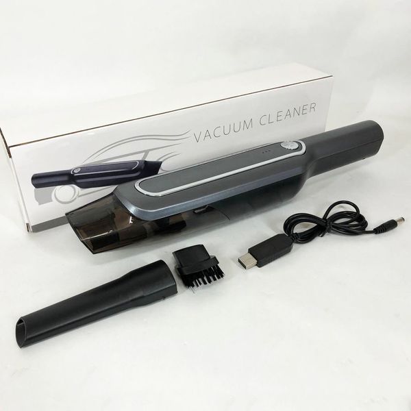 Пилосос Car vacum cleaner з акумулятором, автомобільний пилосос бездротовий. Колір: чорний 00016759 фото
