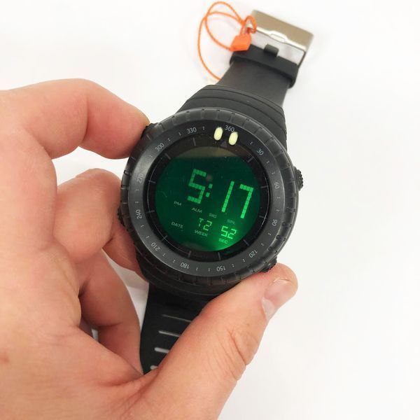 Часы наручные мужские SKMEI 1992BK BLACK, мужские армейские водостойкие тактические часы. Цвет: черный 00022064 фото