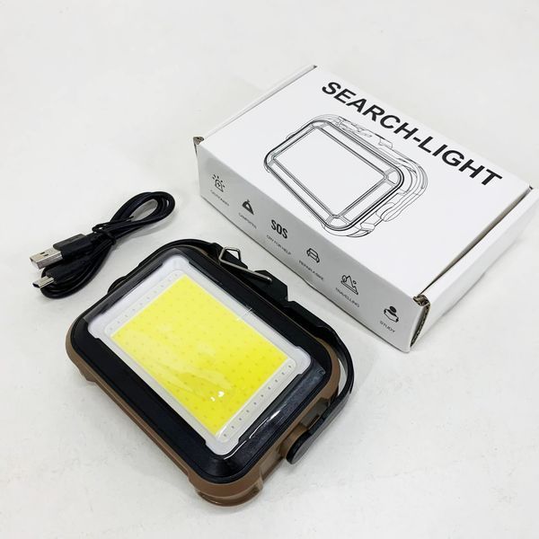 Ліхтар кемпінг TZD-01-COB(White+Yellow+Red+Blue)-PRO Power Bank 00023478 фото