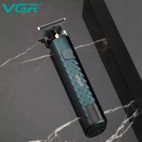 Триммер для стрижки волос, усов, бороды VGR V-077 с USB зарядкой, корпус металл, триммер беспроводной 00015488 фото