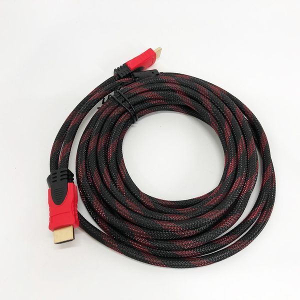 Кабель посилений 5м перехідник адаптер HDMI-HDMI тато-тато аудіо відео шнур в обмотці 00017298 фото