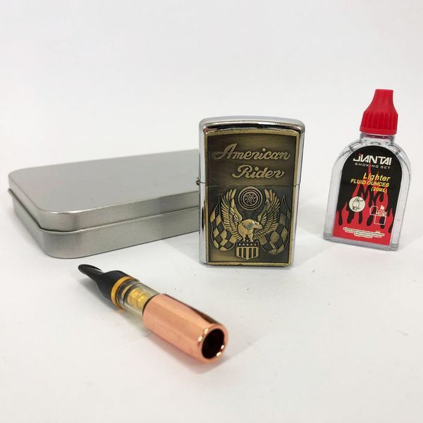 Зажигалка бензиновая в подарочной коробке N4, зажигалка в подарочном футляре, подарок зажигалка парню 00022991 фото