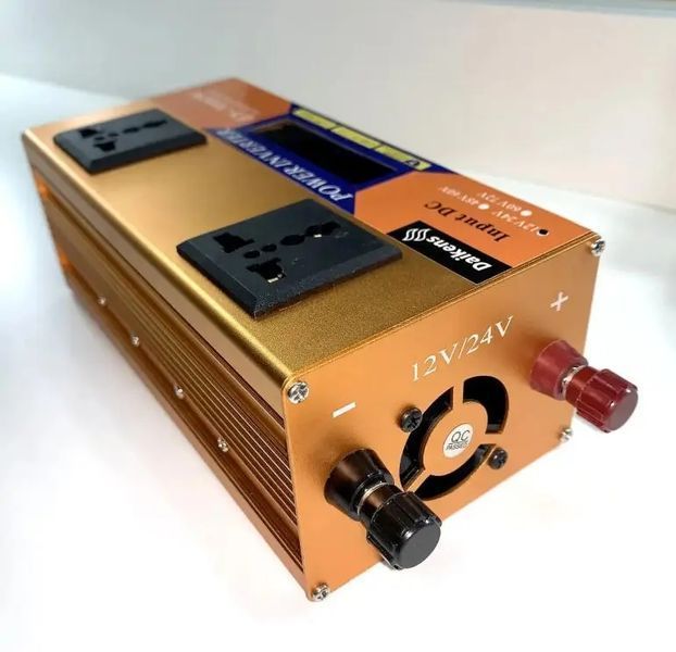Перетворювач напруги з 12V/24V 220V 3500W LCD SMART (EY3500W) 00017983 фото