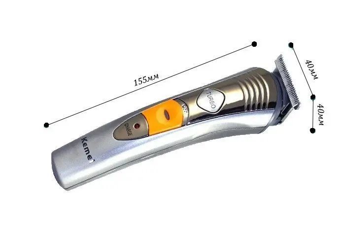 Машинка для стрижки волосся 7 в 1 Kemei KM-580A + триммер 00021255 фото