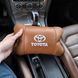 Набір шкіряних подушок 2шт на підголівник Toyota. Комфортні ортопедичні подушки,Тойота 00016733 фото 18