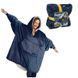 Плед толстовка с капюшоном и рукавами Huggle Hoodie оверсайз. Цвет: синий 00016278 фото 2