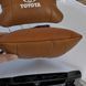 Набір шкіряних подушок 2шт на підголівник Toyota. Комфортні ортопедичні подушки,Тойота 00016733 фото 8