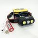 Фонарь налобный аккумуляторный KX-215-LED-2COB, Налобный светодиодный фонарь для ночных прогулок 00023007 фото 12