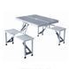 Складной алюминиевый стол для пикника со стульями Picnic Table 00014096 фото 2
