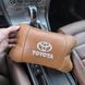 Набір шкіряних подушок 2шт на підголівник Toyota. Комфортні ортопедичні подушки,Тойота 00016733 фото 12
