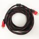 Кабель посилений 5м перехідник адаптер HDMI-HDMI тато-тато аудіо відео шнур в обмотці 00017298 фото 13