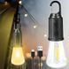 Лампочка з акумулятором + карабін, від USB, BL HK-169C / Підвісна LED лампочка / Ліхтар для кемпінгу 00023675 фото 1