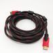 Кабель посилений 5м перехідник адаптер HDMI-HDMI тато-тато аудіо відео шнур в обмотці 00017298 фото 11